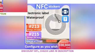 NFC tag sticker labels, IoT tags, personal automation shortcuts, 13.56MHz, share los13, nfc213, nfc2