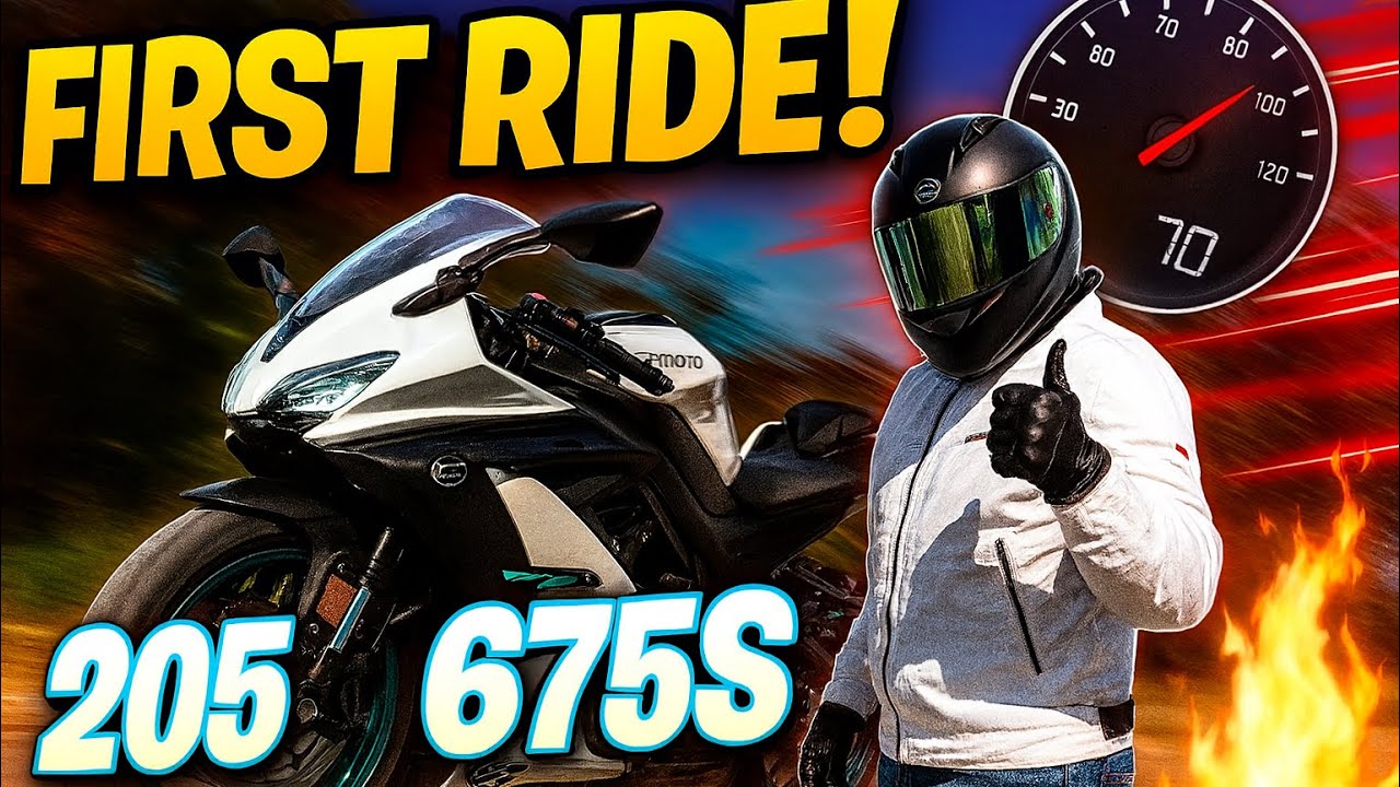 First Ride on My 2025 CFMoto 675SS! Breaking In the Beast