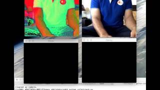 Tracking green color using OCV + Python