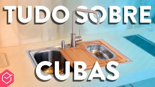 COMO ESCOLHER a CUBA DE COZINHA OU ÁREA GOURMET // modelos, tipos, instalação, acessórios, etc.