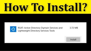 How To Install Active Directory Users And Computers In Windows 10
