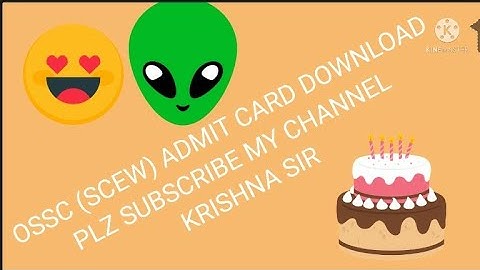 OSSC#SOIL CONSERVATION EXTENSION WORKER#ADMIT CARD#HOW TO DOWNLOAD SCEW ADMIT CARD