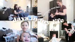SAHM days in the life | pregnant mom of two toddlers | cutting my sons hair, getting ready for baby by The Castillos 299 views 2 months ago 17 minutes