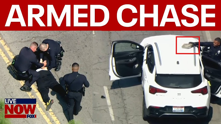 WATCH: Armed & dangerous suspect takes LAPD on high-speed chase