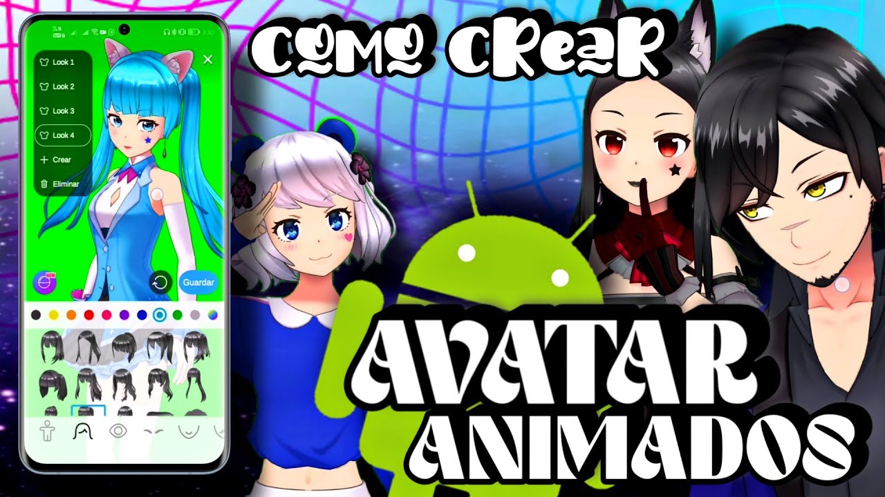 COMO CREAR AVATAR ANIMADOS EN ANDROID 2023 ¡MILES DE ESTILOS ...