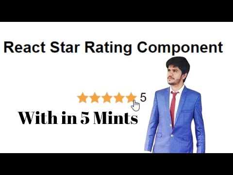 A Simple Star Rating Component With React with in 5 Mints  (Source Code Link Available)