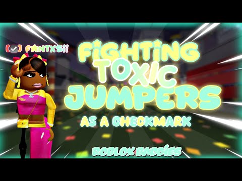 Thumbnail for Fighting TOXIC Jumpers As A CHECKMARK! | Roblox Baddies