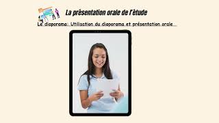 Démarche d'étude chapitre 8  la présentation orale