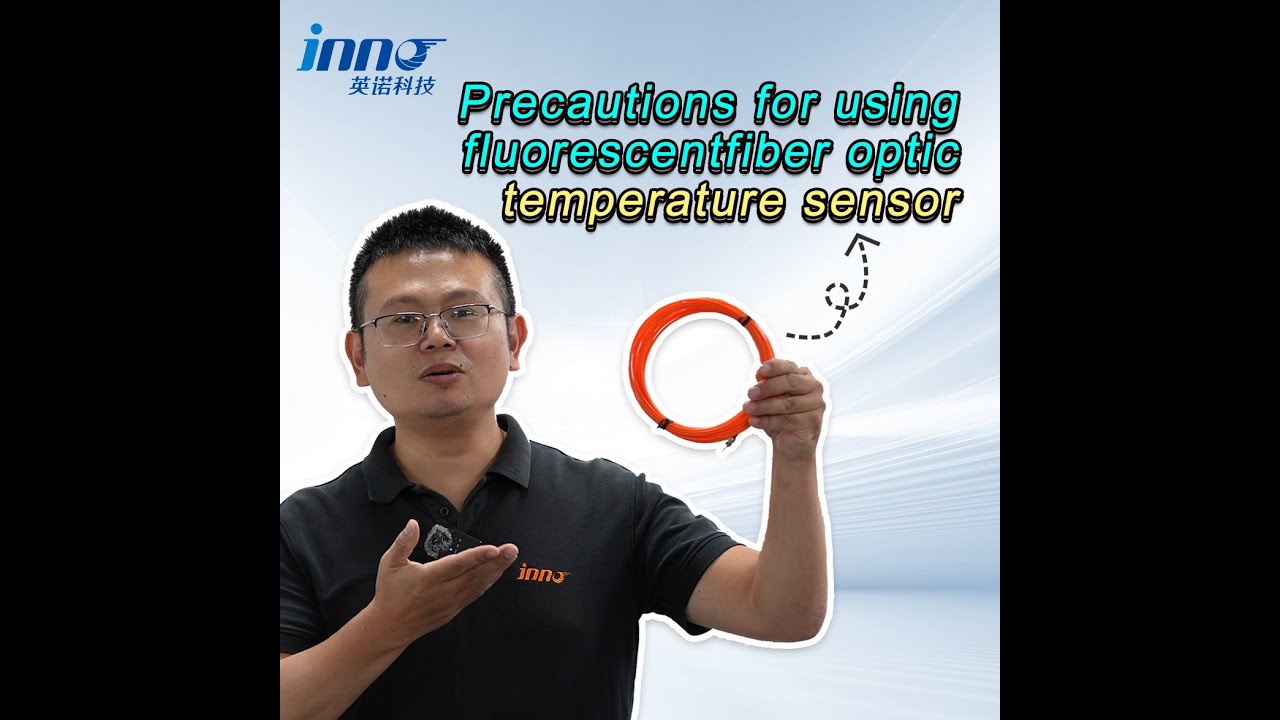 How to install fluorescent fiber optic temperature sensor - YouTube