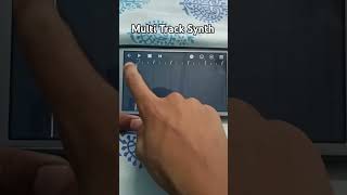 Multi track Synth new songs for walk band app ||puzzle star #piano #shorts