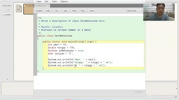 Tipe Data – Mengenal dan menggunakan berbagai tipe data primitive dan objek