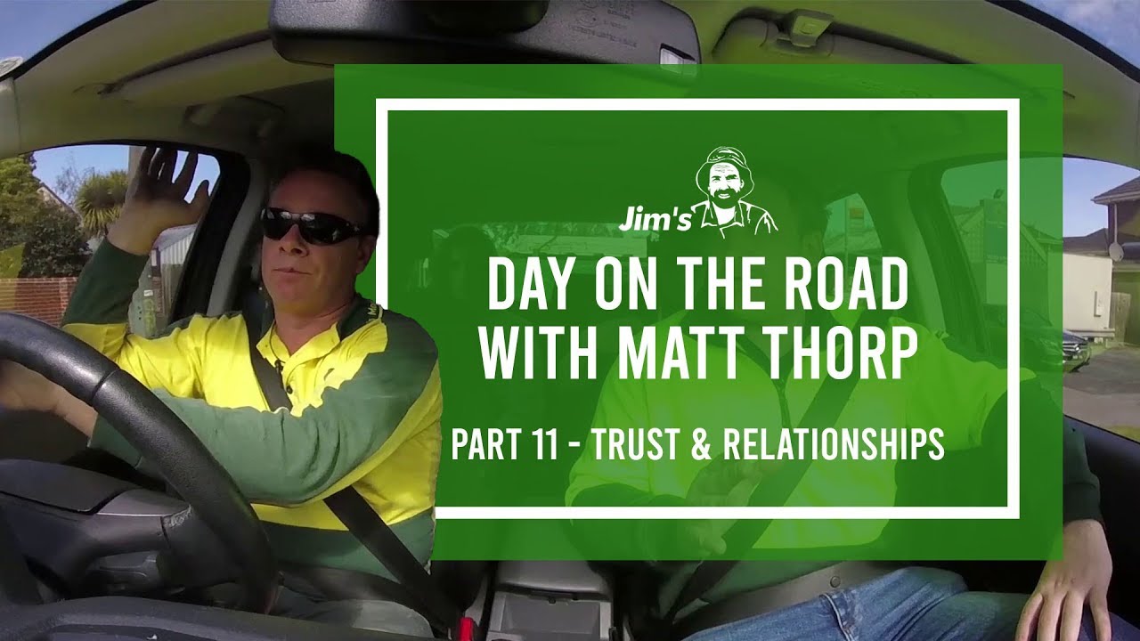 #JIMSGROUP Jim's Mowing business owner, Matt Thorp tells us about training and quoting - PART 11
