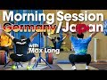 Team germany  japan  friday morning session with max lang snatch pulls snatch balance part 1