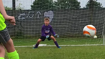 Penalties shootout at Glebe Summer Camp 2019