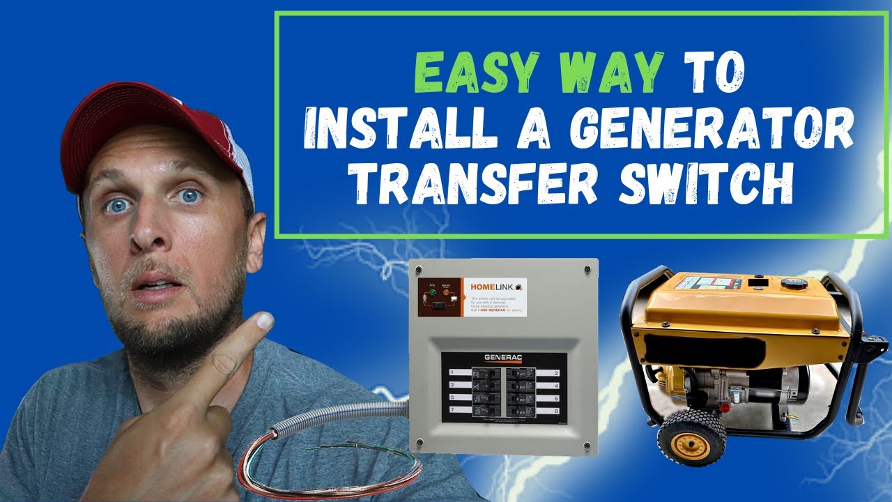 How To Install A Portable Generator Transfer Switch Youtube
