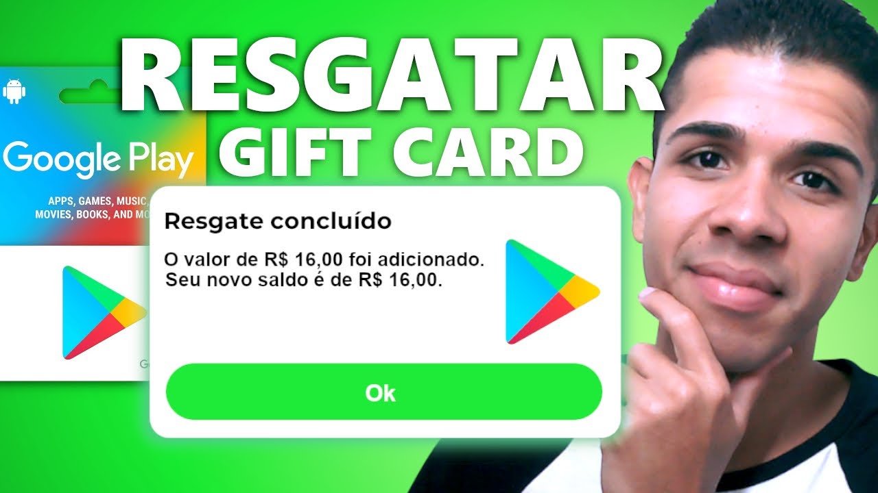 Como resgatar Gift Card Google Play