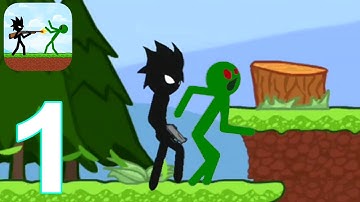 Stickman vs Zombies Gameplay Walkthrough Part 1 (IOS/Android)