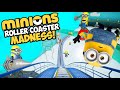 Despicable me minions madness roller coaster pov ride experience