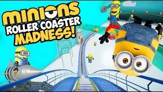 Despicable Me, Minions Madness Roller Coaster! POV Ride Experience screenshot 4