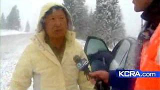 Near-Whiteout Conditions Tangle I-80
