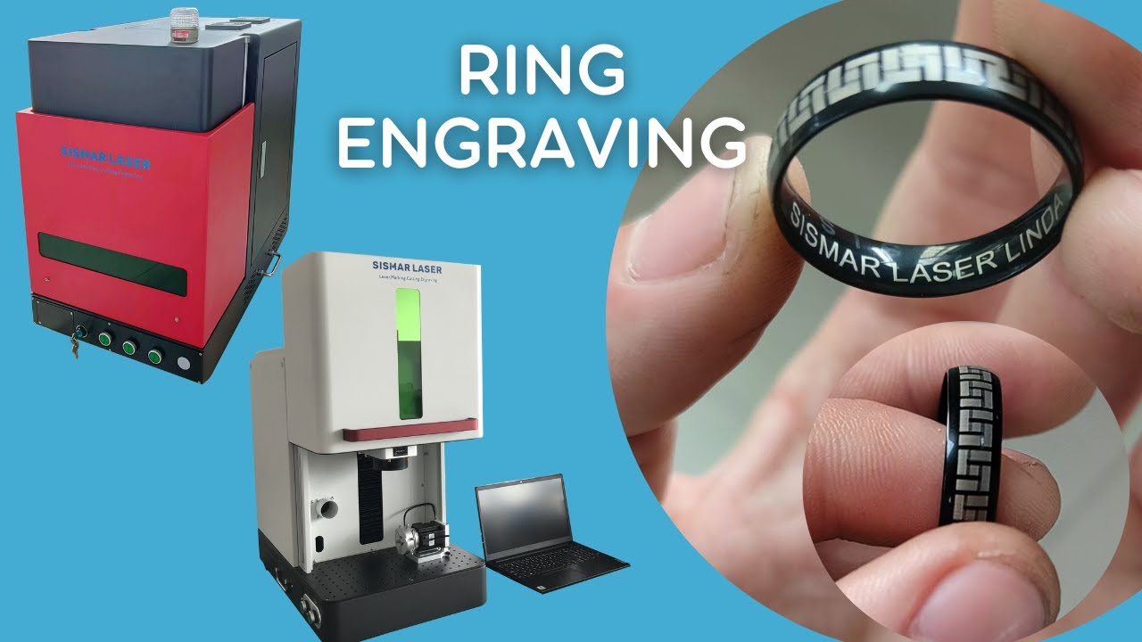 how to laser mark graphic on ring outer Ring laser engraving machine