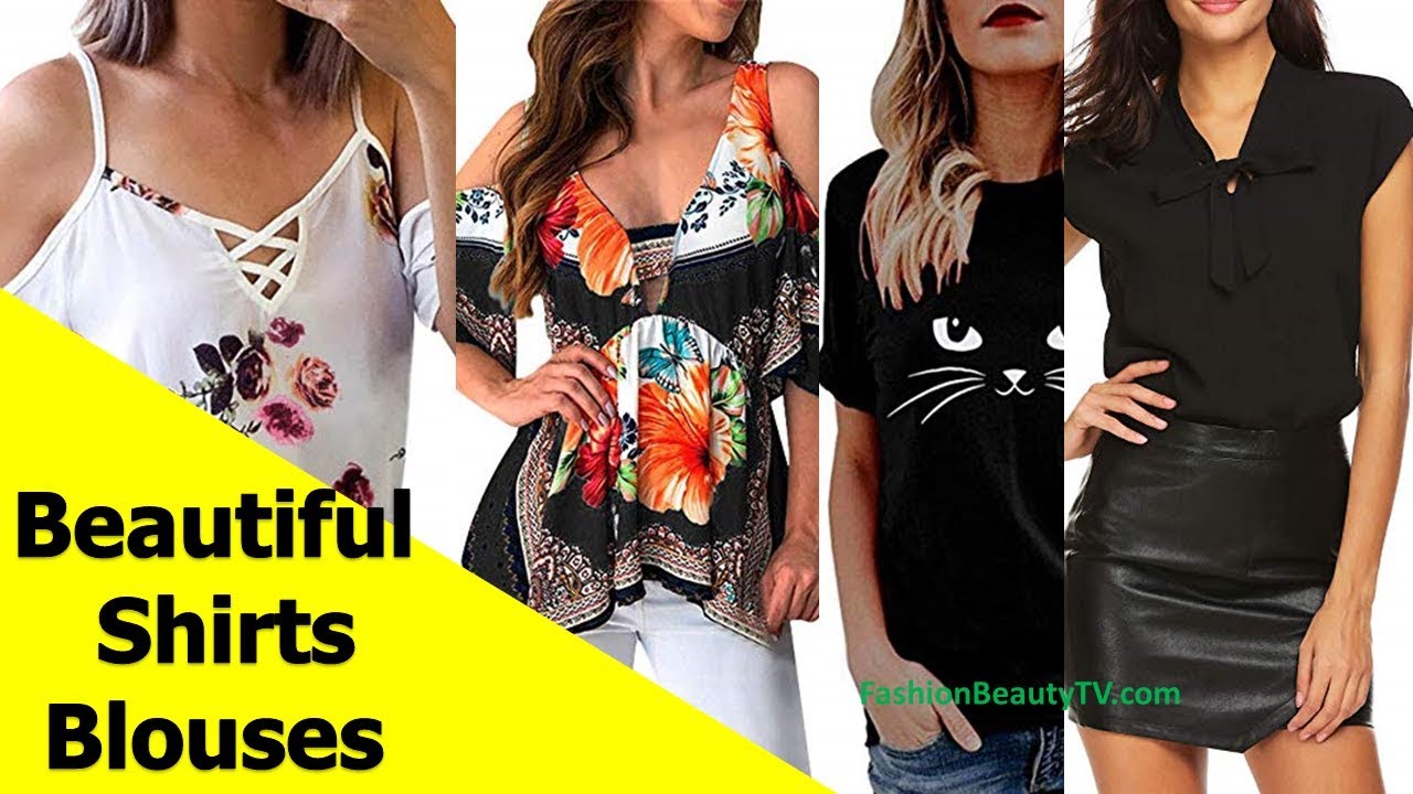 50 Beautiful Shirt and Blouse Designs For Women A10 fashion beauty shop vashi