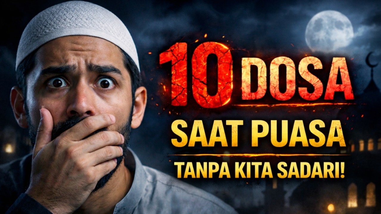 Jangan Sampai Sia-sia! 10 Dosa Saat Puasa yang Jarang Disadari !