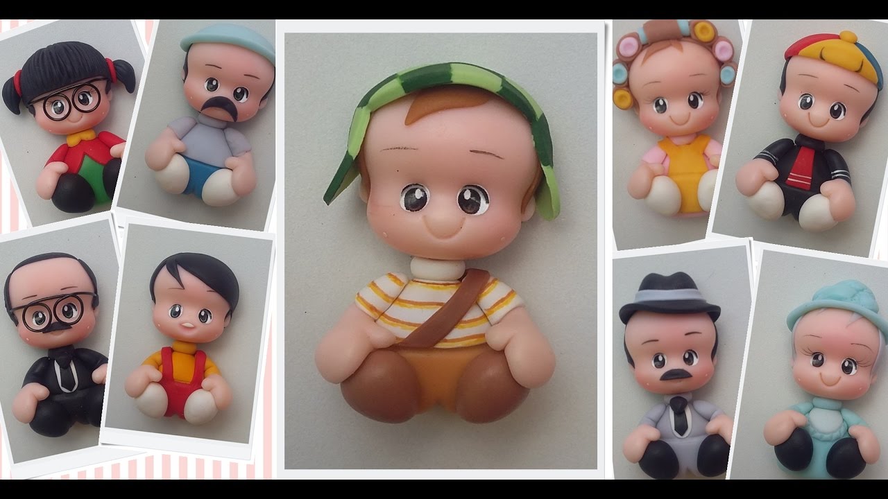 Turma do Chaves ímas Biscuit - AngellArtes