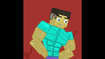 Muscle Steve training Dino - 99 nights in the forest #99nightintheforest #minecraft #animation