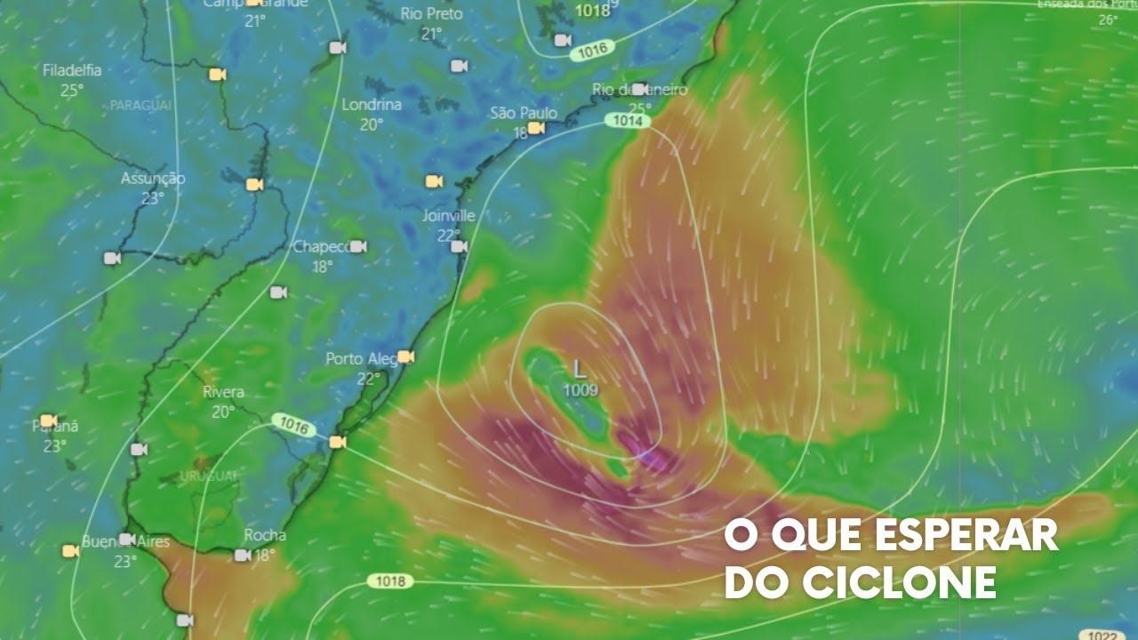 CICLONE E A CHUVA FORTE  #ciclone