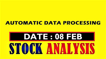 Automatic Data Processing Stock Analysis Today 08-Feb-2023 | ADP Technical and Fundamental Analysis