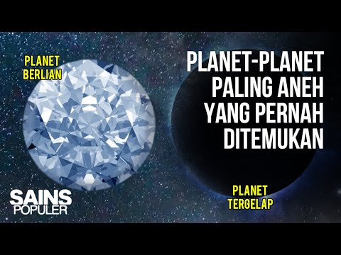 DARI PLANET PENUH BERLIAN HINGGA PLANET PALING GELAP - Planet2 Unik dan Aneh yang Pernah Ditemukan