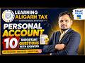 Personal Account – 10 Important Questions with Answers | Debit & Credit Rules | Hindi + English