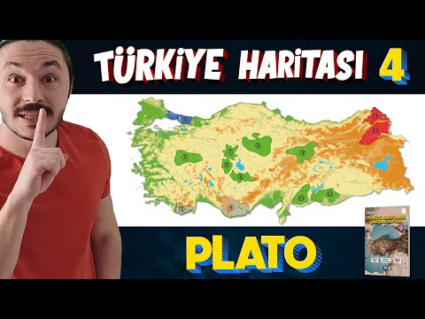 TÜRKİYE'NİN PLATOLARI- Türkiye Harita Bilgisi Çalışması  (KPSS-AYT-TYT)