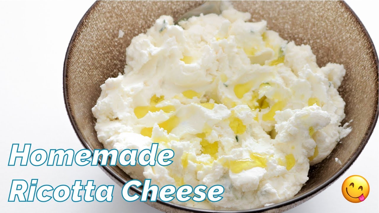 Easy Ricotta Cheese Www Cheflorious Com