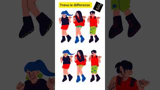 Trova le differenze. #sfida #gioco #shortsitalia screenshot 5