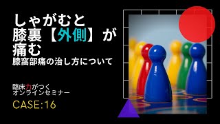 しゃがむと膝裏 外側 が痛む 膝窩部痛の治し方について 臨床力がつく30分オンラインセミナー Case16 Youtube しゃがむと膝裏 外側 が痛む 膝窩部痛の治し方について 臨床力がつく30分オンラインセミナー Case16 Youtube