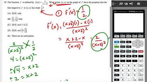 AP AB Calculus 2012 Multiple-Choice 19