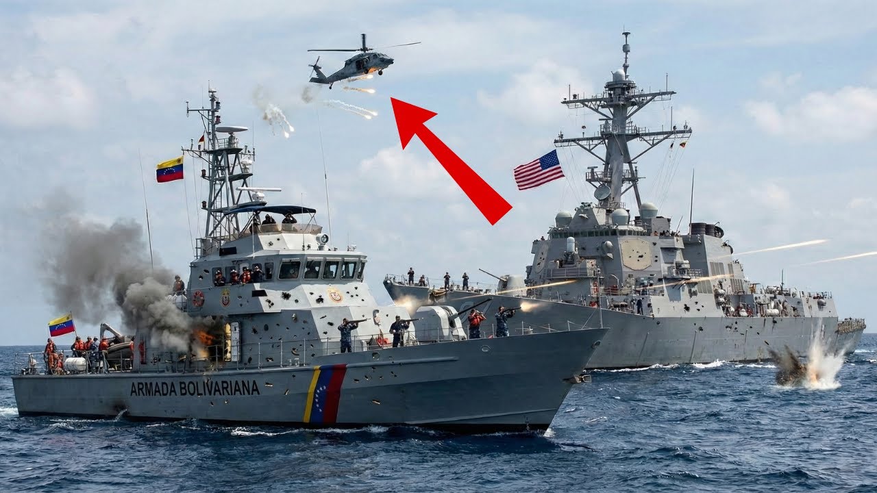 Venezuelan Navy Responds to U.S. Naval Patrol – Then THIS Happened…