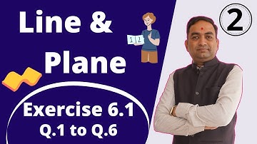Line and Plane Class 12th Exercise 6.1 Part 1