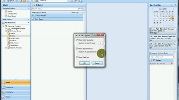 Outlook 2007 - Navigation Pane & To-Do Bar