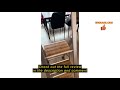 Review Step Ladder 3 Step Folding, Decorative - Beautiful Gray Wood & Black Aluminum, Ultra Slim Pro