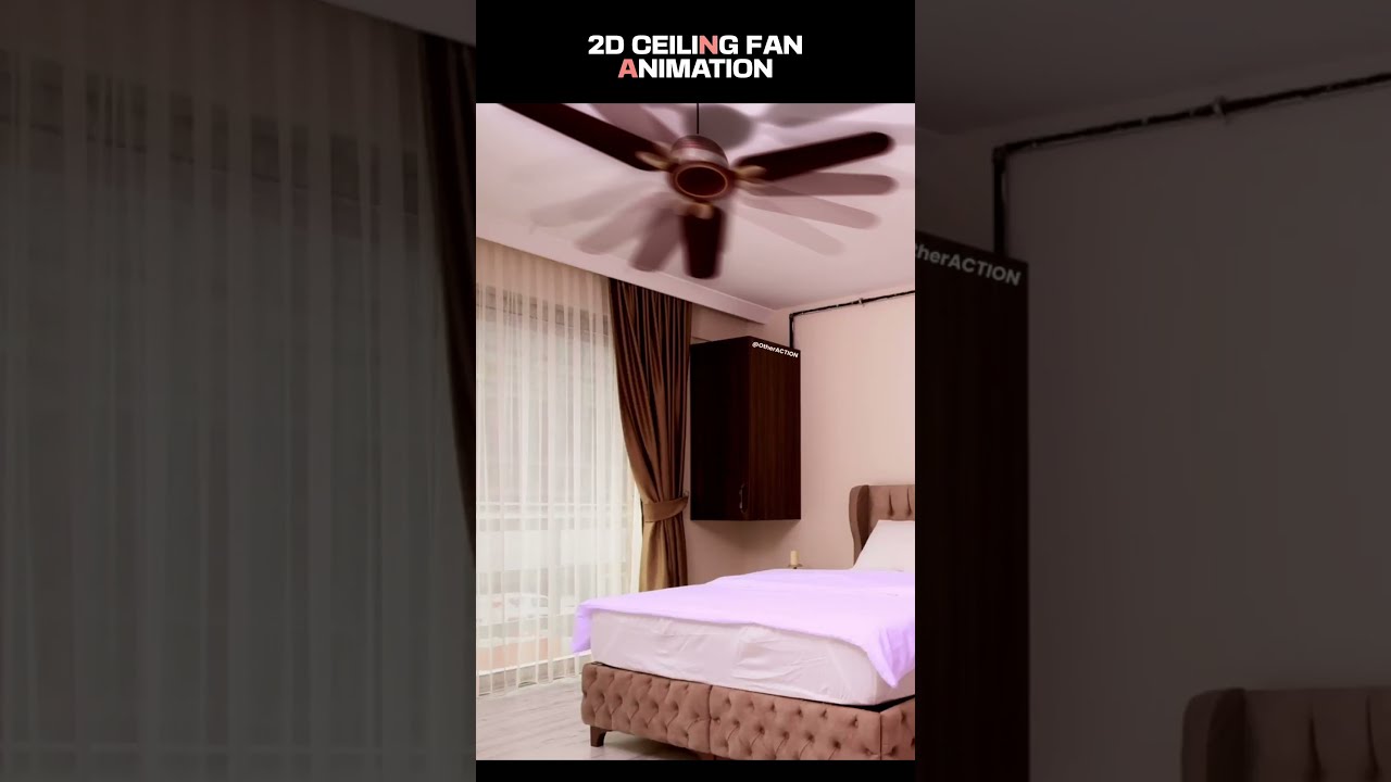 2D Animation - Ceiling Fan | #animation #ceilingfan #davinciresolve