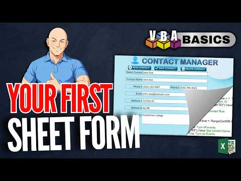 Excel Sheet Forms