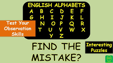 Find the Mistake | How good are your Observation skills - Can you spot the Mistake
