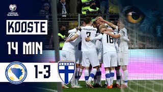 Full Highlights (14 min.) | Bosnia-Hertsegovina–Suomi 1–3 I FIFA World Cup 2022 -karsinnat I 13.11.