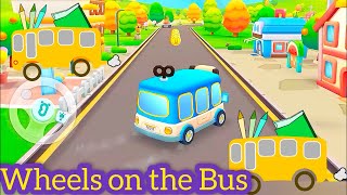 Wheels on the Bus | Nursery Rhymes &amp; Kids Song 