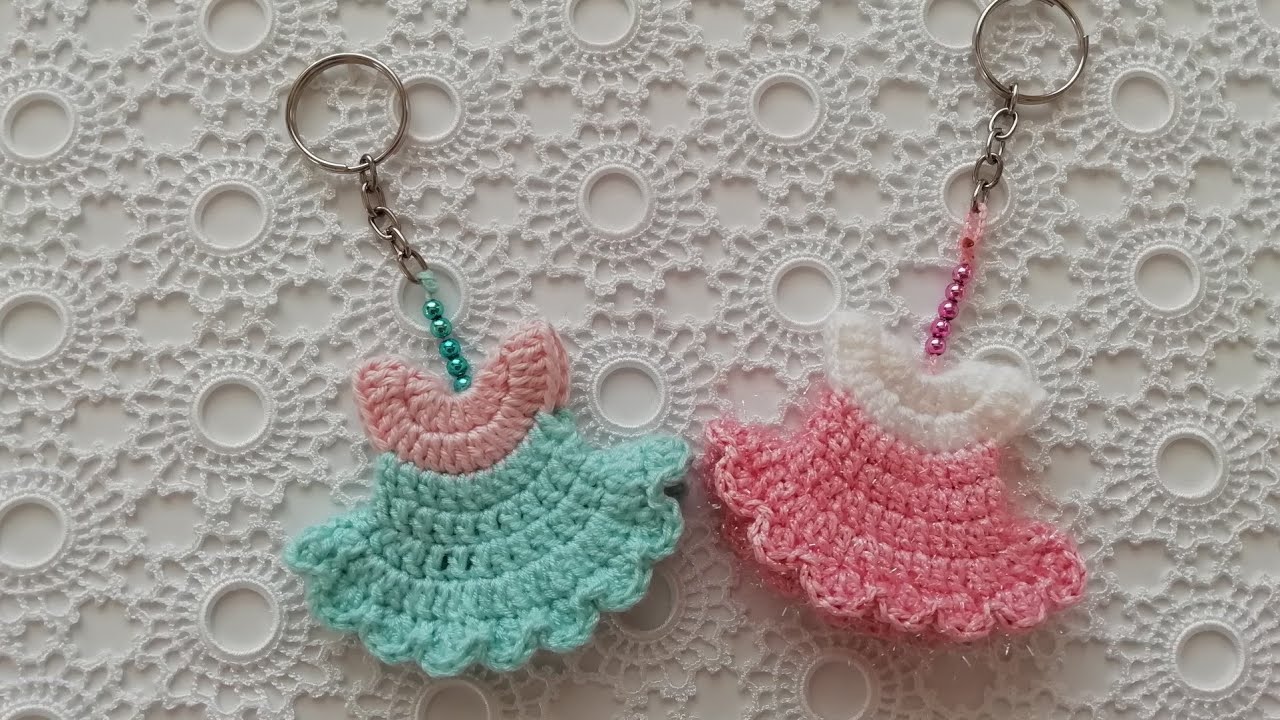 👗Elbise Anahtarlık #amigurumianahtarlık