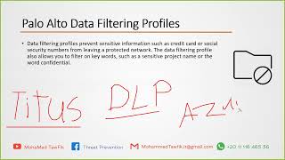 24- Configuring Data Filtering on Palo Alto Firewalls