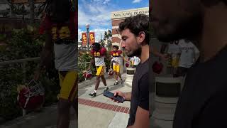 #USC players heading into Tuesday practice of Illinois week